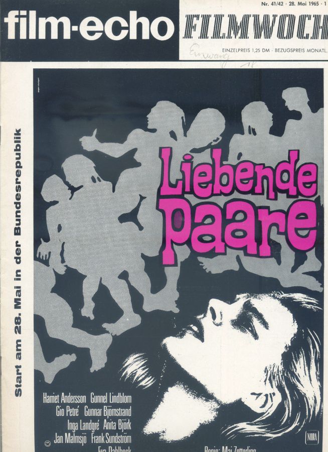 FILM-ECHO FILMWOCHE magazine side cover Issue 41-2 28 May 1965