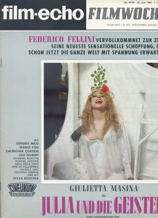 FILM-ECHO FILMWOCHE magazine side cover Issue 49-50 25 June 1965
