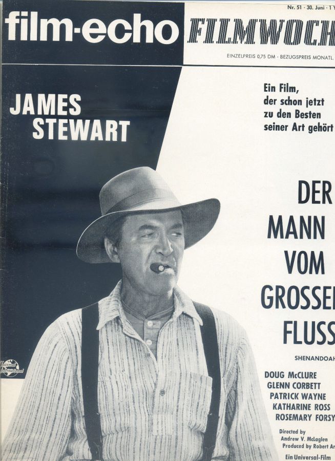 FILM-ECHO FILMWOCHE magazine side cover Issue 51 30 June 1965