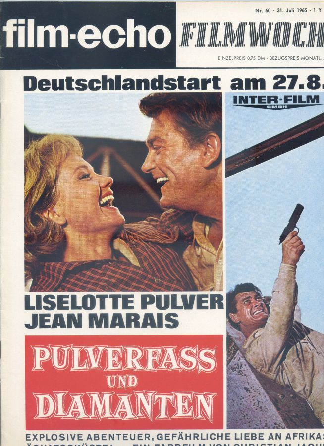 FILM-ECHO FILMWOCHE magazine side cover Issue 60 31 July 1965