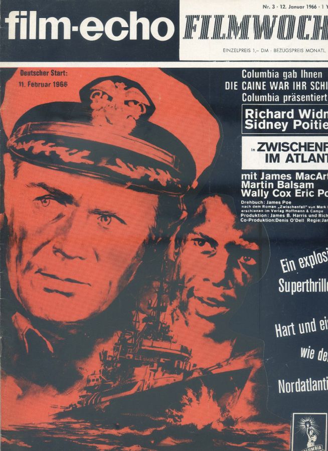 FILM-ECHO FILMWOCHE magazine side cover Issue 3 12 January 1966
