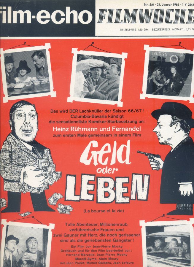 FILM-ECHO FILMWOCHE magazine side cover Issue 5-6 21 January 1966
