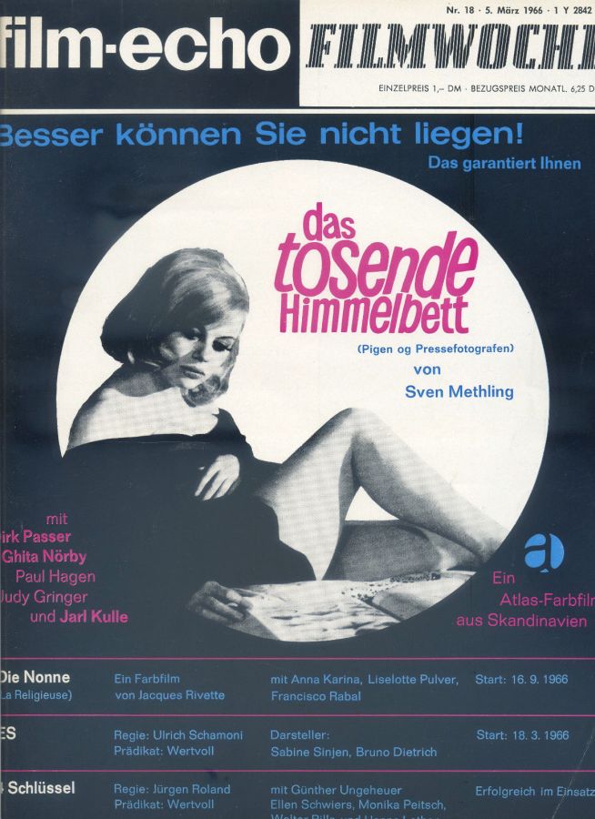 FILM-ECHO FILMWOCHE magazine side cover Issue 18 5 March 1966