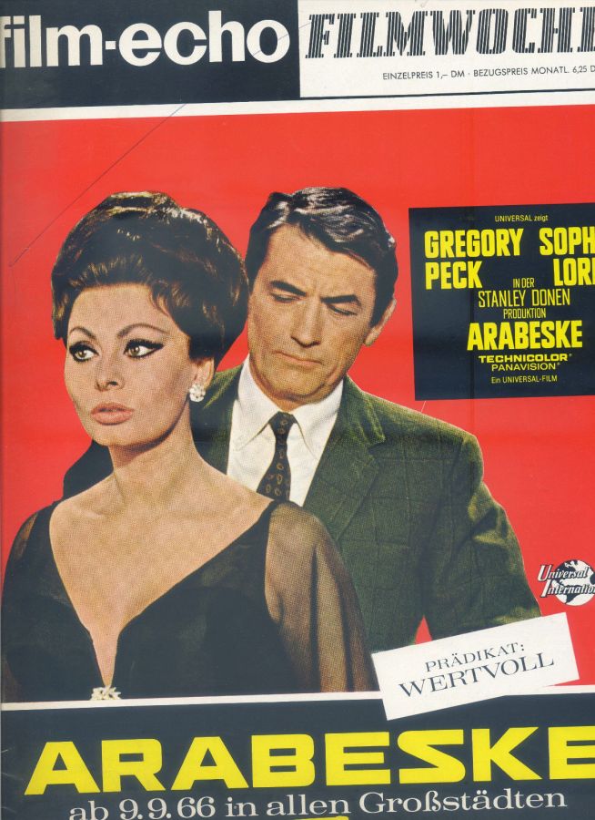 FILM-ECHO FILMWOCHE magazine side cover Issue 70 4 September 1966