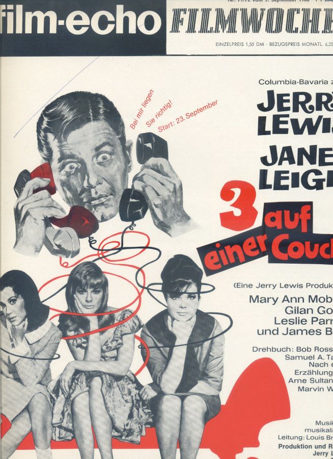 FILM-ECHO FILMWOCHE magazine side cover Issue 71-2 7 September 1966