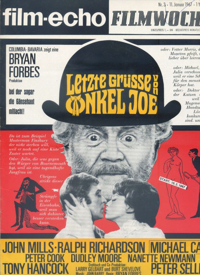FILM-ECHO FILMWOCHE magazine side cover Issue 3 11 January 1967