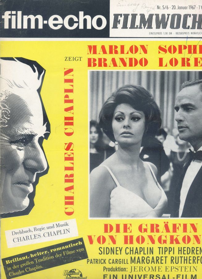 FILM-ECHO FILMWOCHE magazine side cover Issue 5-6 20 January 1967