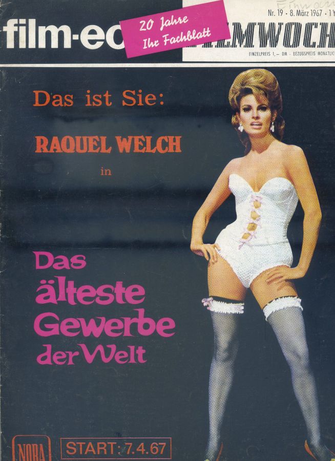 FILM-ECHO FILMWOCHE magazine side cover Issue 19 8 March 1967