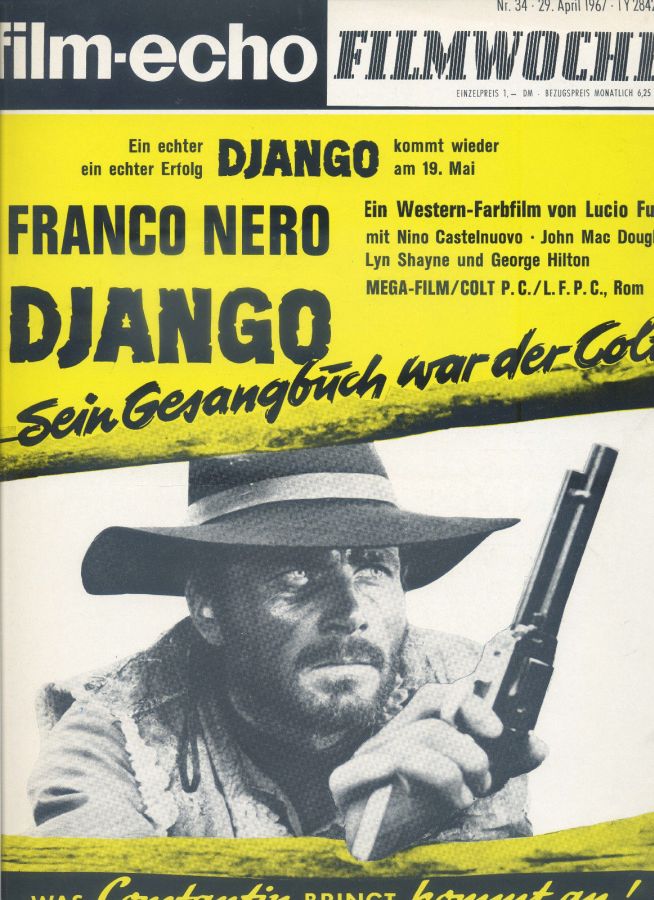 FILM-ECHO FILMWOCHE magazine side cover Issue 34 29 April 1967