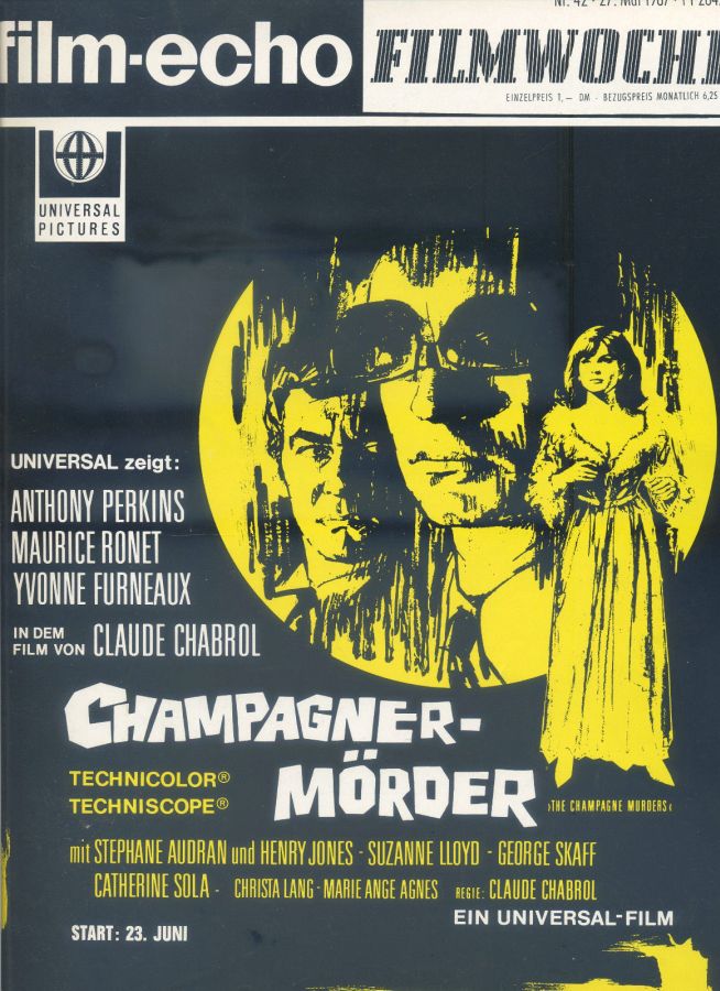 FILM-ECHO FILMWOCHE magazine side cover Issue 42 27 May 1967