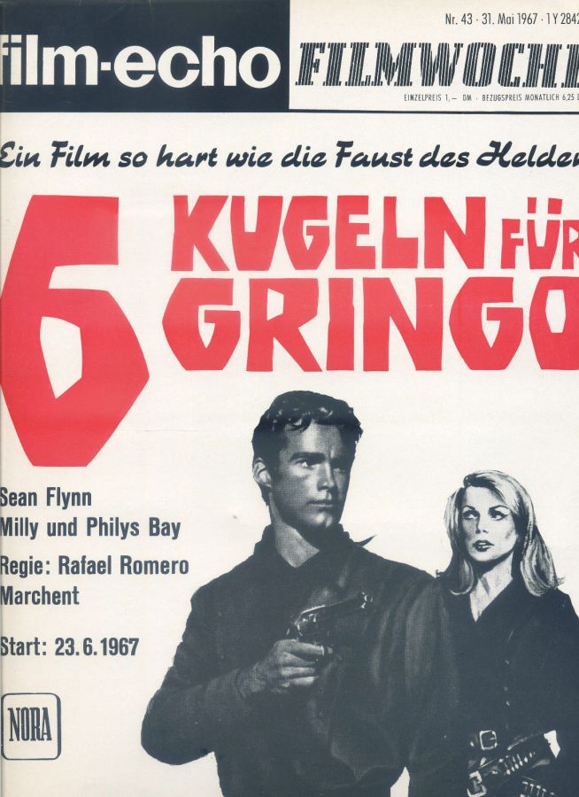 FILM-ECHO FILMWOCHE magazine side cover Issue 43 31 May 1967