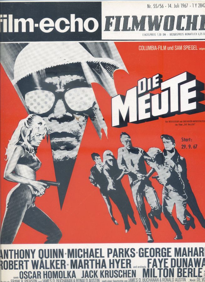 FILM-ECHO FILMWOCHE magazine side cover Issue 55-6 14 July 1967