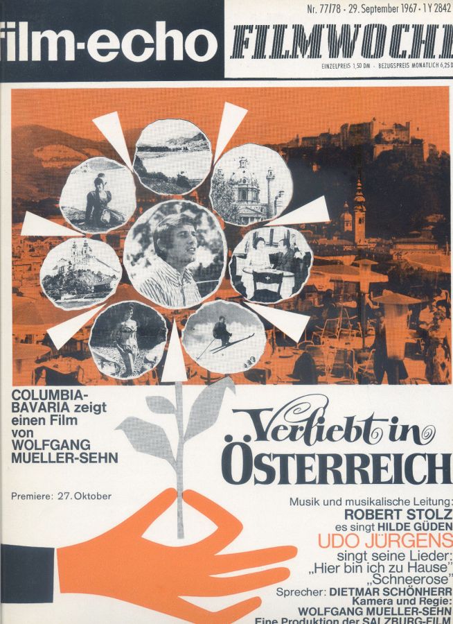 FILM-ECHO FILMWOCHE magazine side cover Issue 77-8 29 September 1967