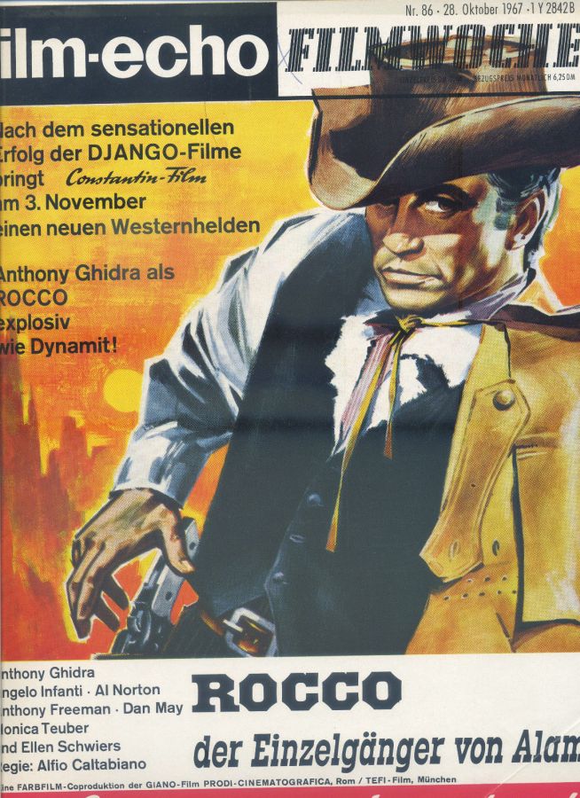 FILM-ECHO FILMWOCHE magazine side cover Issue 86 28 October 1967