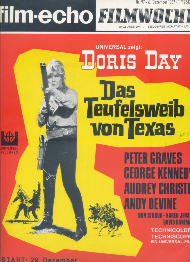 FILM-ECHO FILMWOCHE magazine side cover Issue 97 6 December 1967