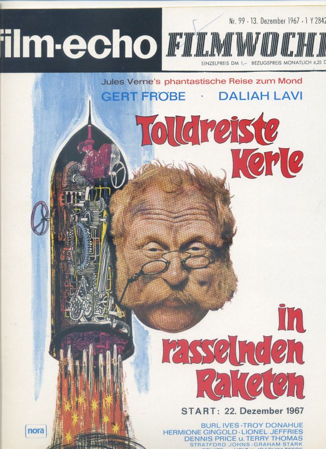 FILM-ECHO FILMWOCHE magazine side cover Issue 99 13 December 1967