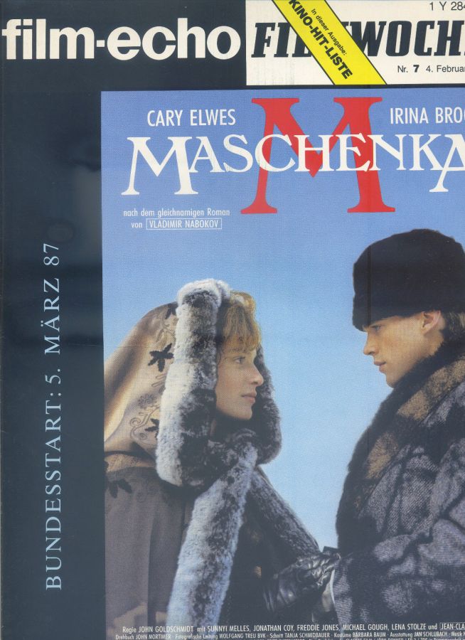 FILM-ECHO FILMWOCHE magazine side cover Issue 7 4 February 1987