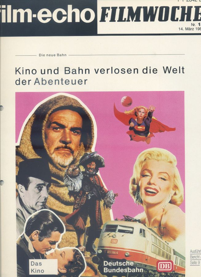 FILM-ECHO FILMWOCHE magazine side cover Issue 15 14 March 1987