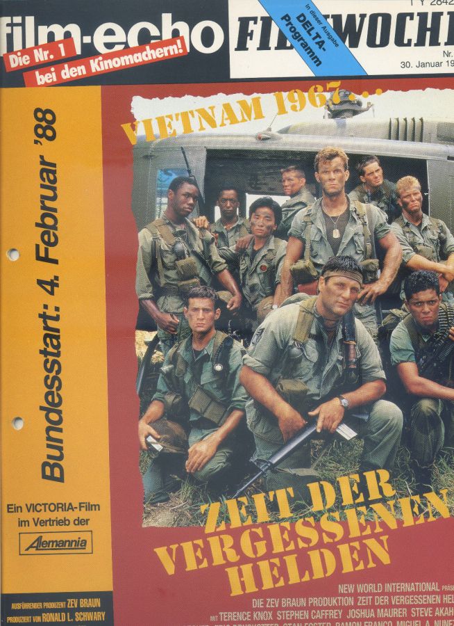 FILM-ECHO FILMWOCHE magazine side cover Issue 7 30 January 1988