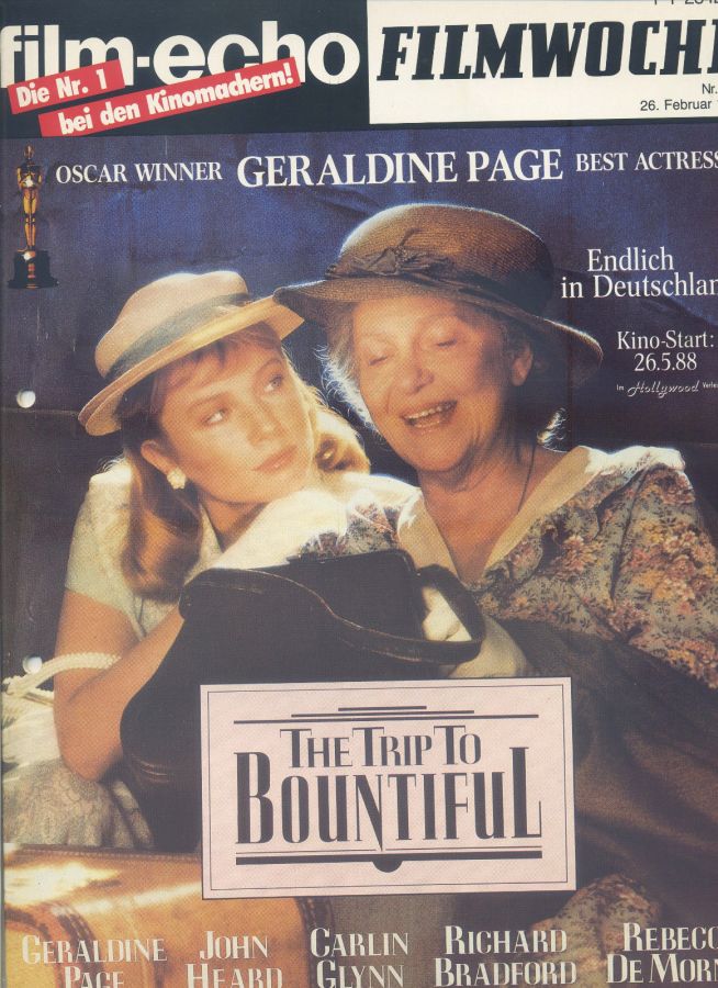 FILM-ECHO FILMWOCHE magazine side cover Issue 12 26 February 1988