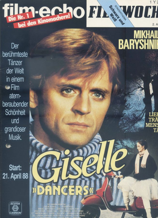 FILM-ECHO FILMWOCHE magazine side cover Issue 19 2 April 1988
