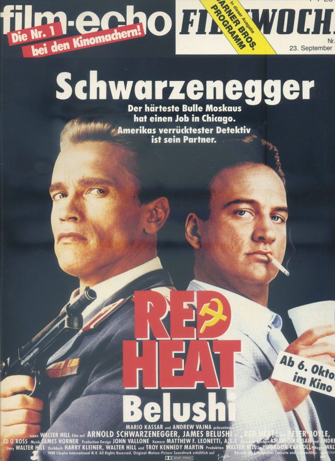 FILM-ECHO FILMWOCHE magazine side cover Issue 53 23 September 1988