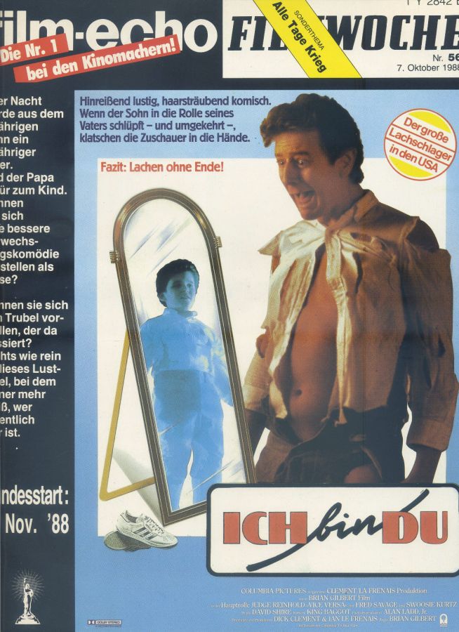 FILM-ECHO FILMWOCHE magazine side cover Issue 56 7 October 1988