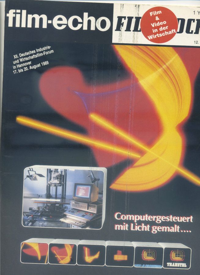 FILM-ECHO FILMWOCHE magazine side cover Issue 20 12 April 1989