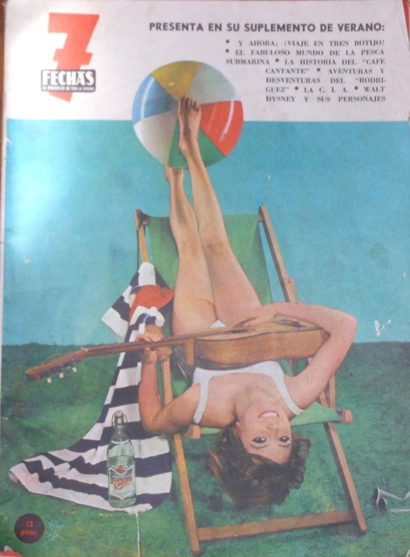 SIETE FECHAS magazine side cover  July 1967