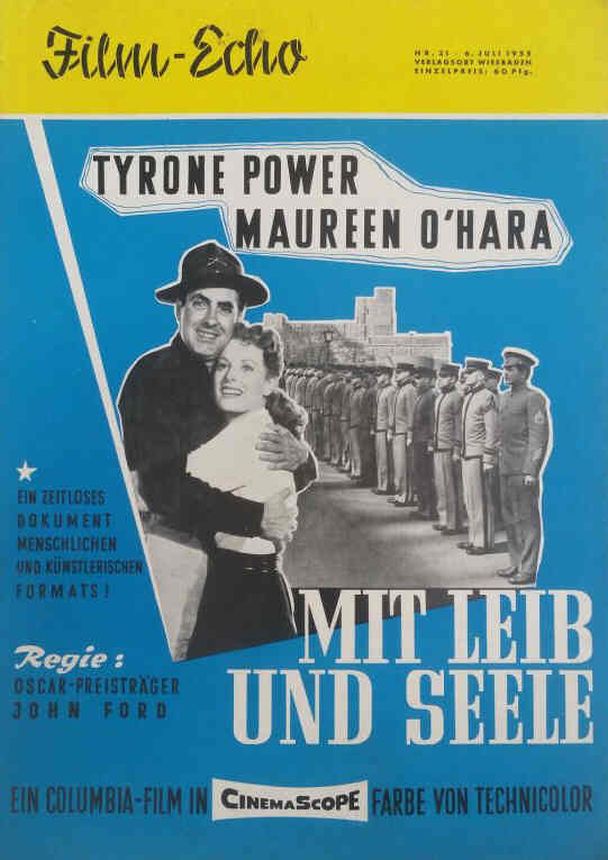 FILM-ECHO FILMWOCHE magazine side cover Issue 31 6 July 1955
