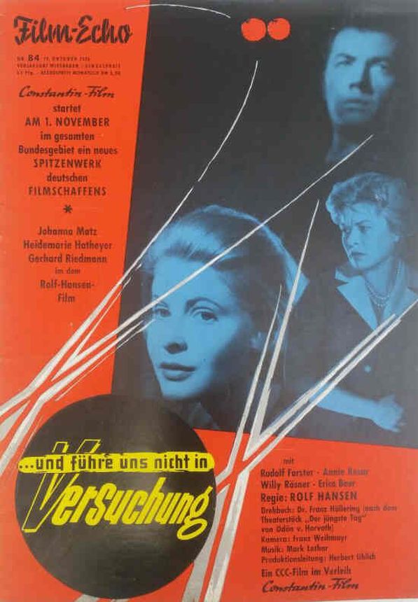 FILM-ECHO FILMWOCHE magazine side cover Issue 84 19 October 1956