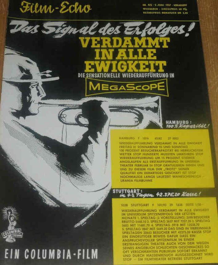 FILM-ECHO FILMWOCHE magazine side cover Issue 45 5 June 1957