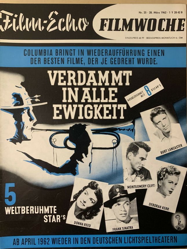 FILM-ECHO FILMWOCHE magazine side cover Issue 25 28 March 1962