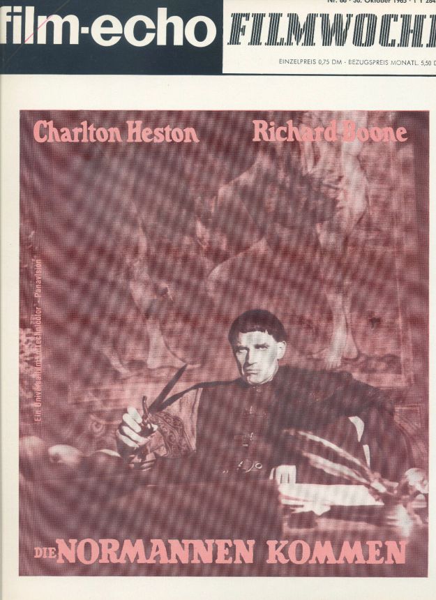 FILM-ECHO FILMWOCHE magazine side cover Issue 86 30 October 1965