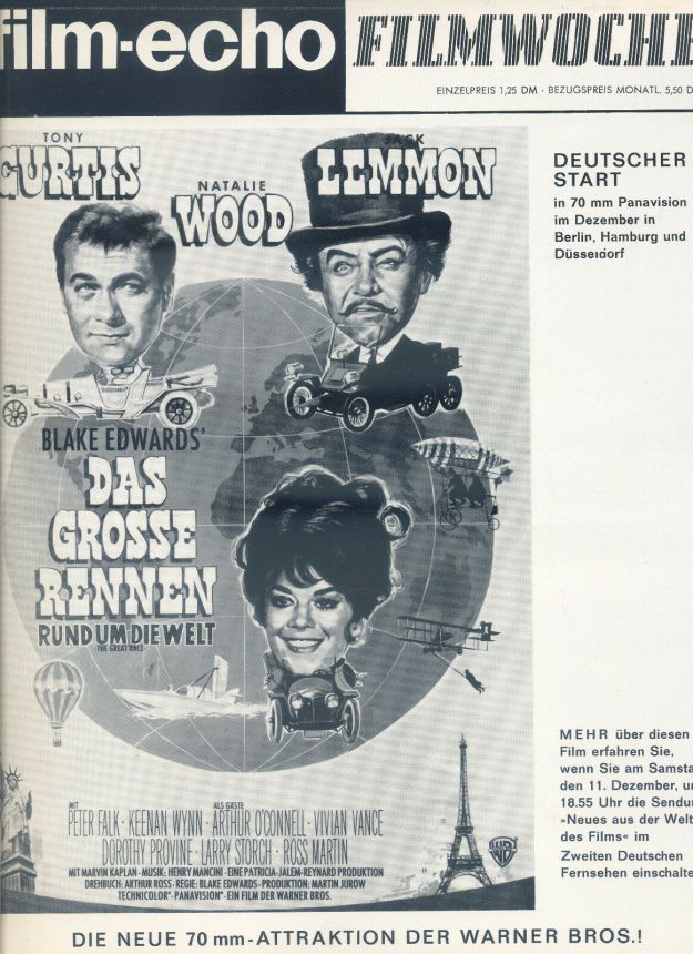 FILM-ECHO FILMWOCHE magazine side cover Issue 97-8   1965