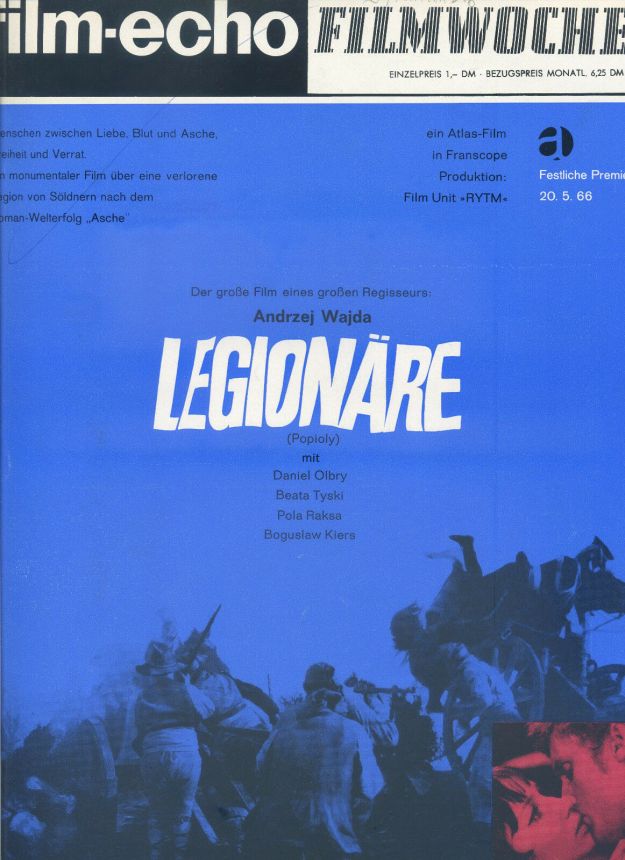 FILM-ECHO FILMWOCHE magazine side cover Issue 38 14 May 1966