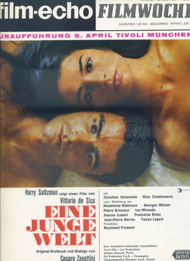 FILM-ECHO FILMWOCHE magazine side cover Issue 21-2   1966