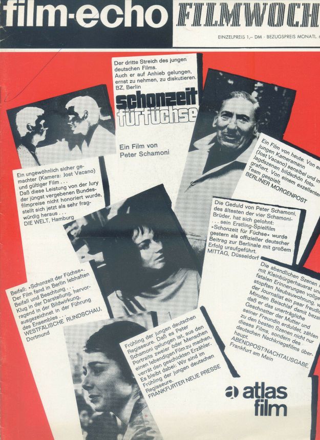 FILM-ECHO FILMWOCHE magazine side cover Issue 54   1966