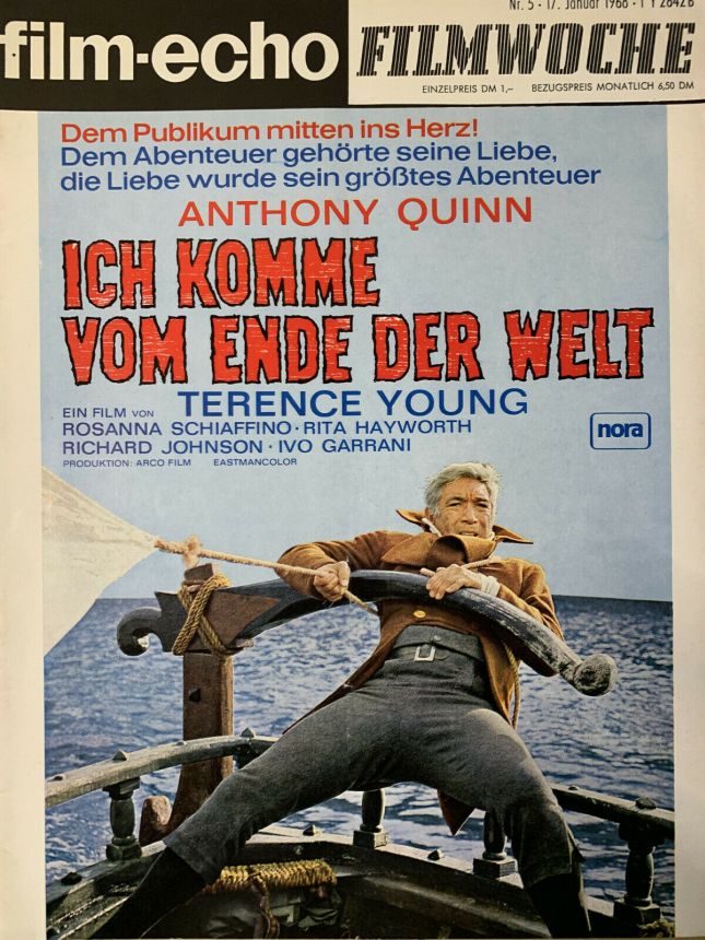 FILM-ECHO FILMWOCHE magazine side cover Issue 5 17 January 1968