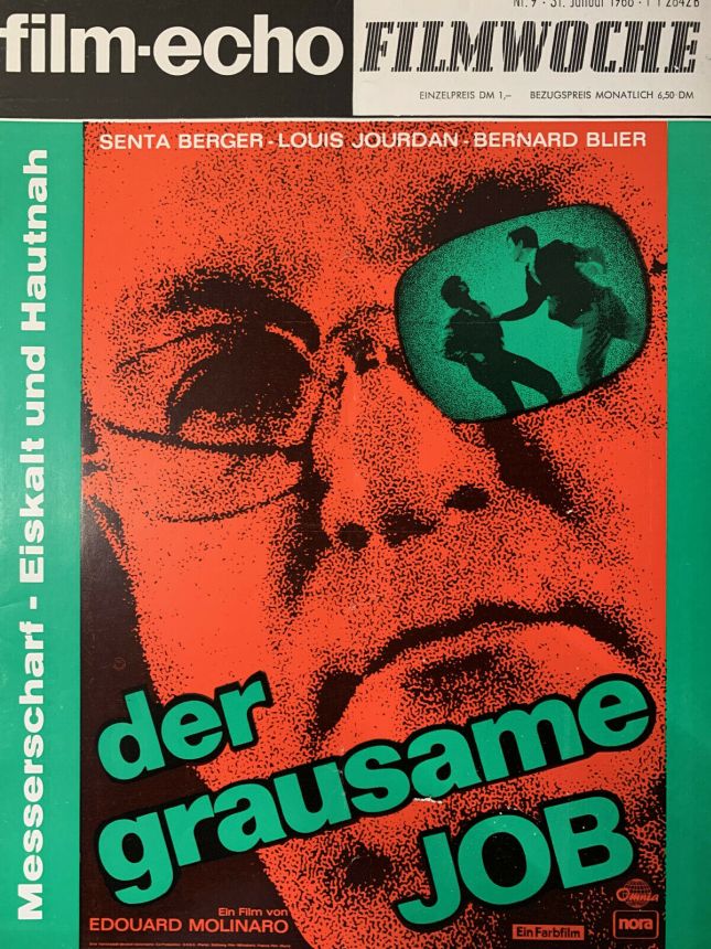 FILM-ECHO FILMWOCHE magazine side cover Issue 9 31 January 1968