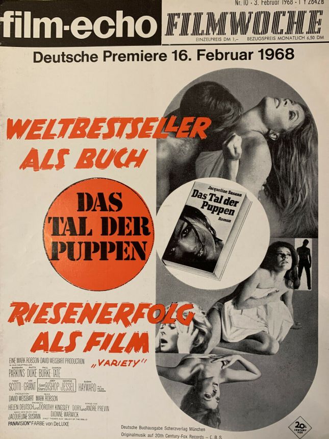 FILM-ECHO FILMWOCHE magazine side cover Issue 10 3 February 1968