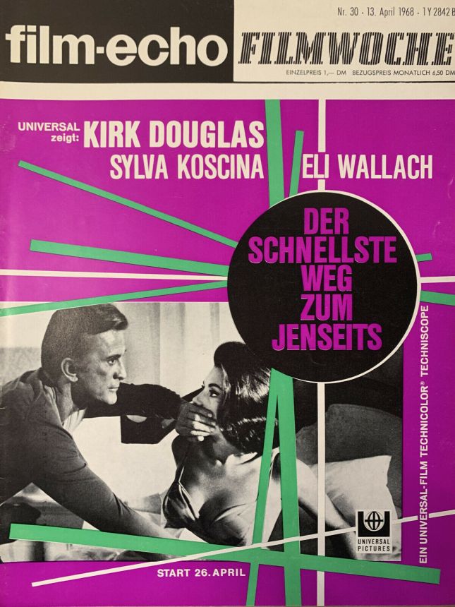 FILM-ECHO FILMWOCHE magazine side cover Issue 30 13 April 1968