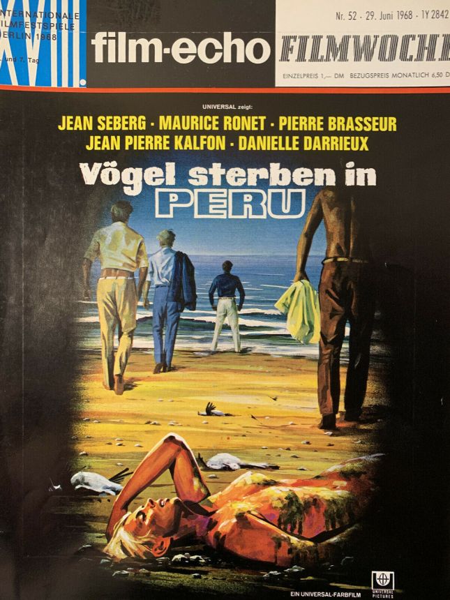 FILM-ECHO FILMWOCHE magazine side cover Issue 52 29 June 1968