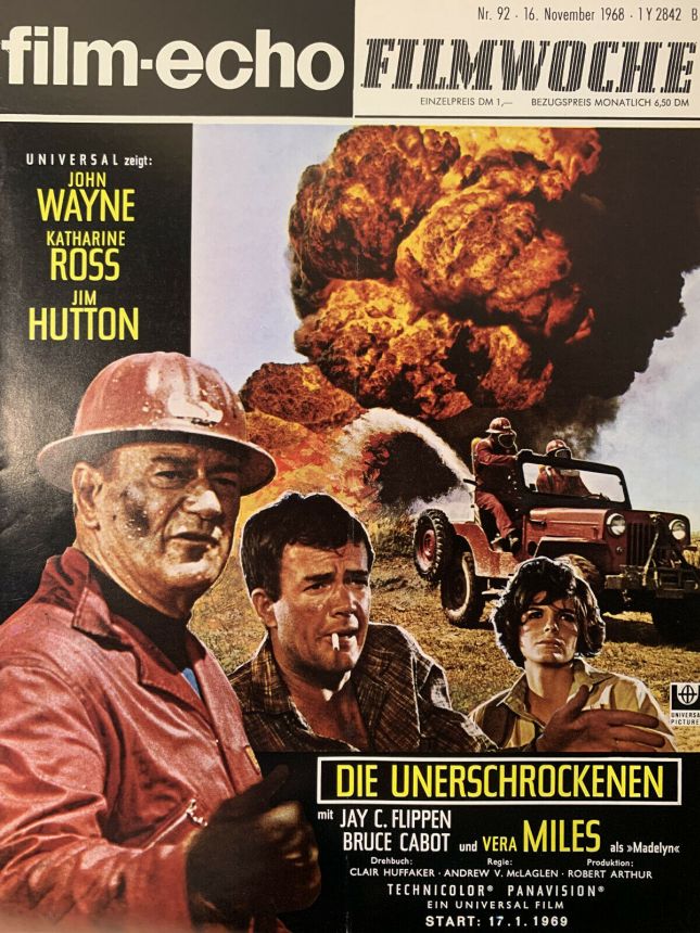 FILM-ECHO FILMWOCHE magazine side cover Issue 92 16 November 1968