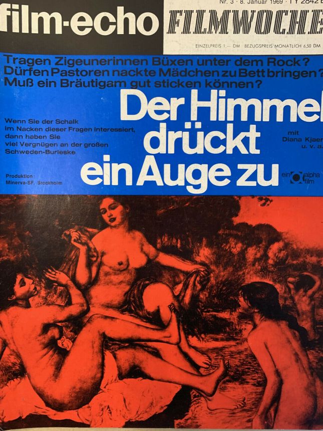 FILM-ECHO FILMWOCHE magazine side cover Issue 3 8 January 1969
