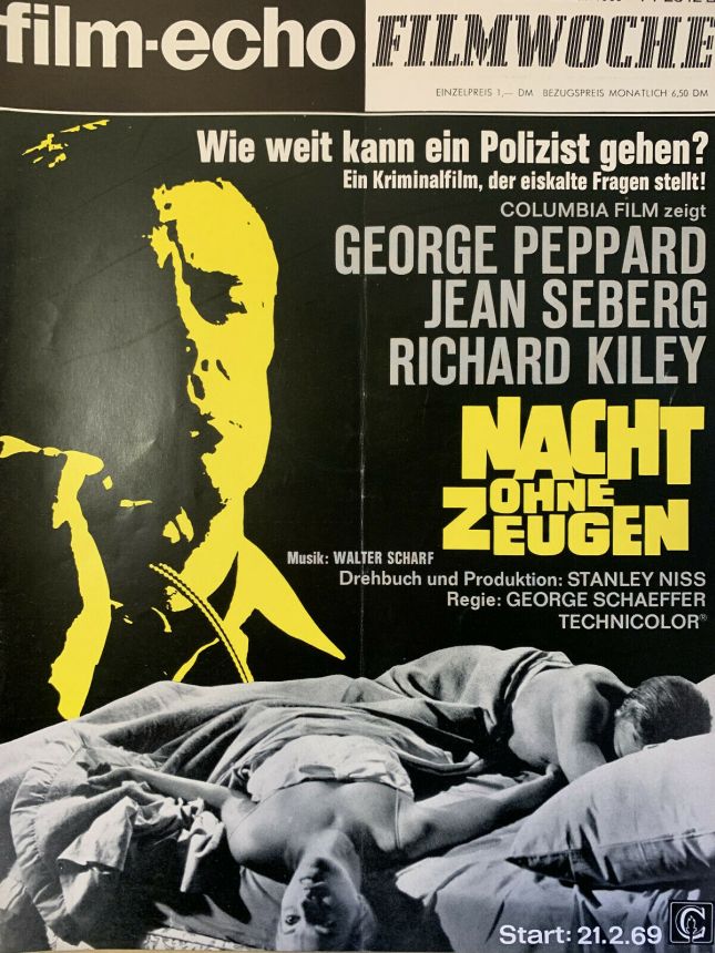 FILM-ECHO FILMWOCHE magazine side cover Issue 12 9 February 1969