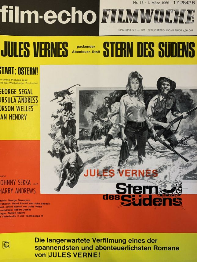 FILM-ECHO FILMWOCHE magazine side cover Issue 18 1 March 1969