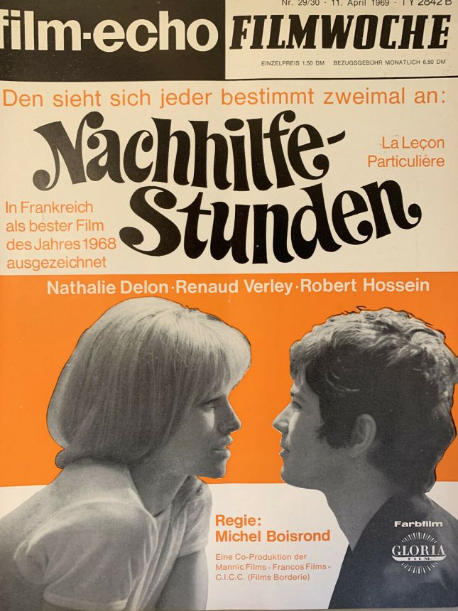 FILM-ECHO FILMWOCHE magazine side cover Issue 29-30 11 April 1969