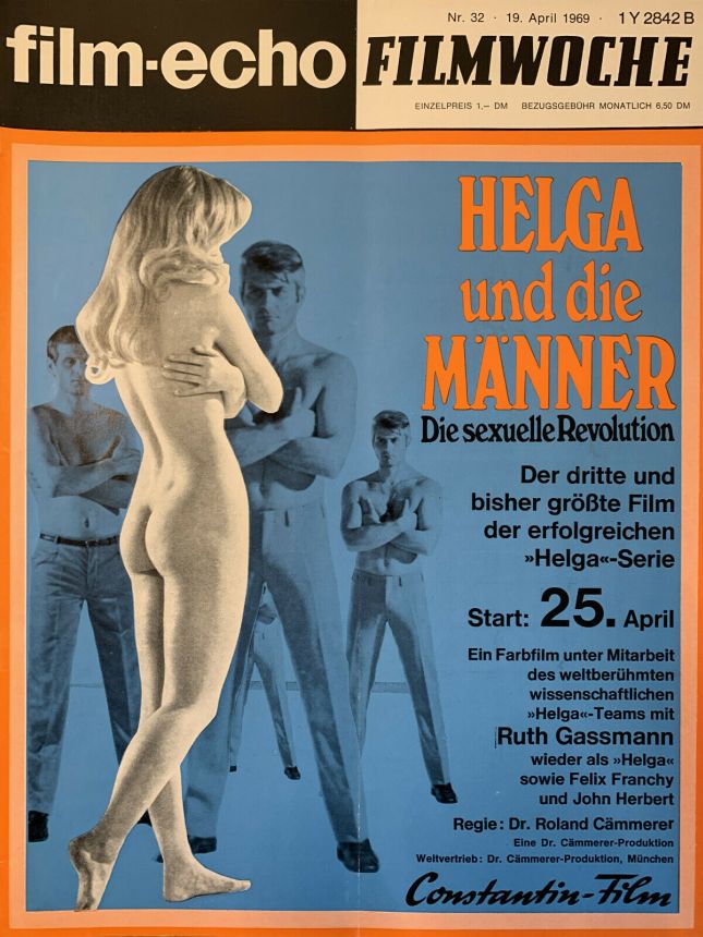 FILM-ECHO FILMWOCHE magazine side cover Issue 32 19 April 1969
