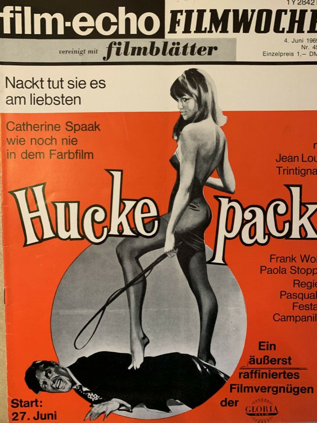 FILM-ECHO FILMWOCHE magazine side cover Issue 45 4 June 1969